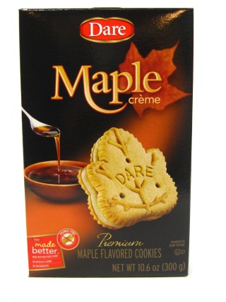 (image for) A-Seasonal: Dare Maple Leaf Creme Cookies